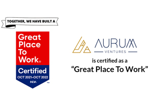 Aurum Ventures – not just a great place to work?